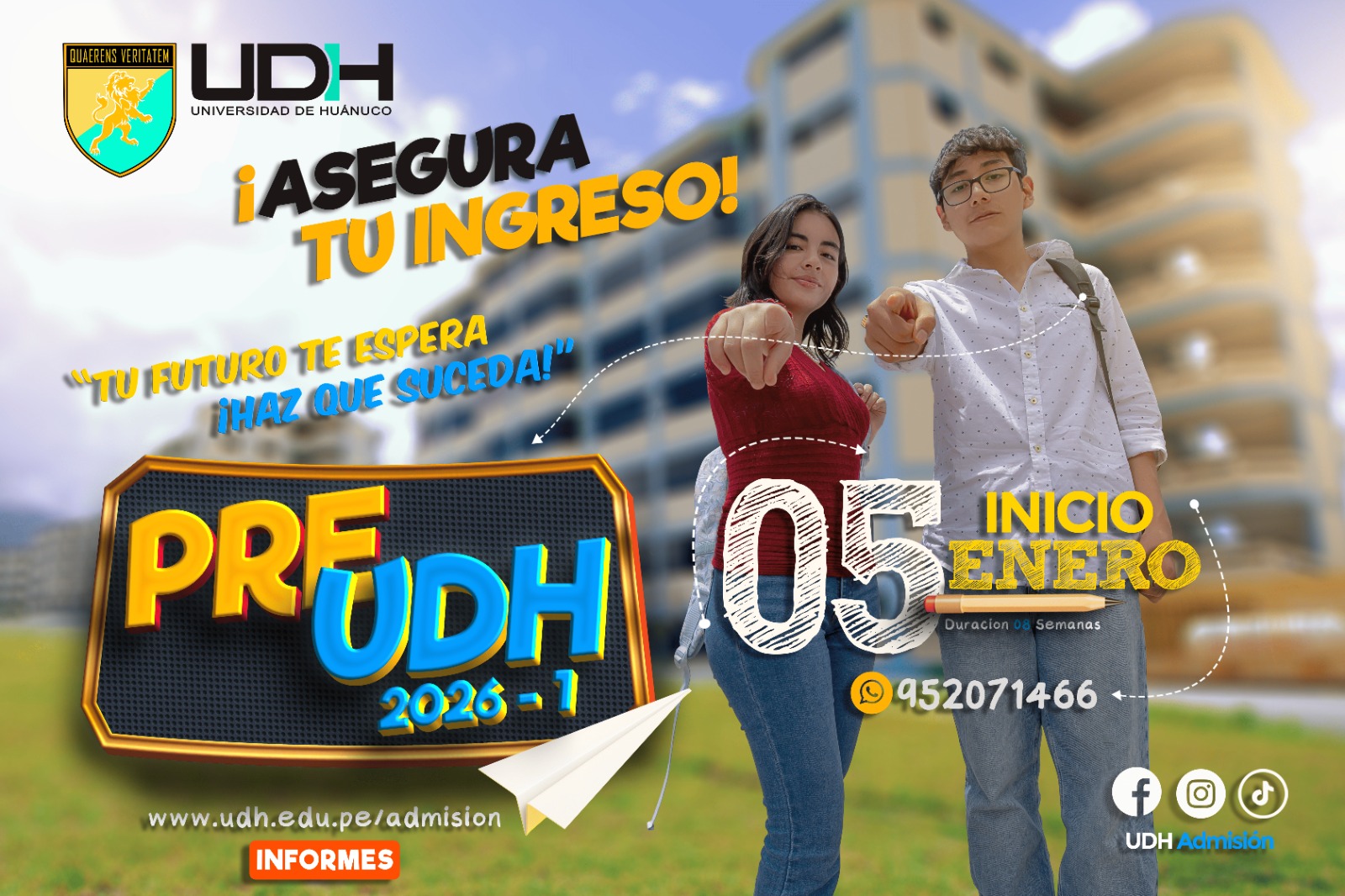 Banner de Admisión UDH